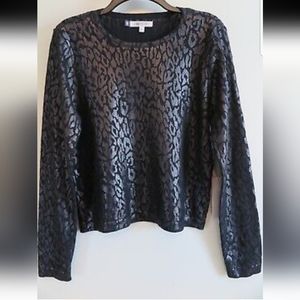 Jennifer Lopez Black gilded glamour top